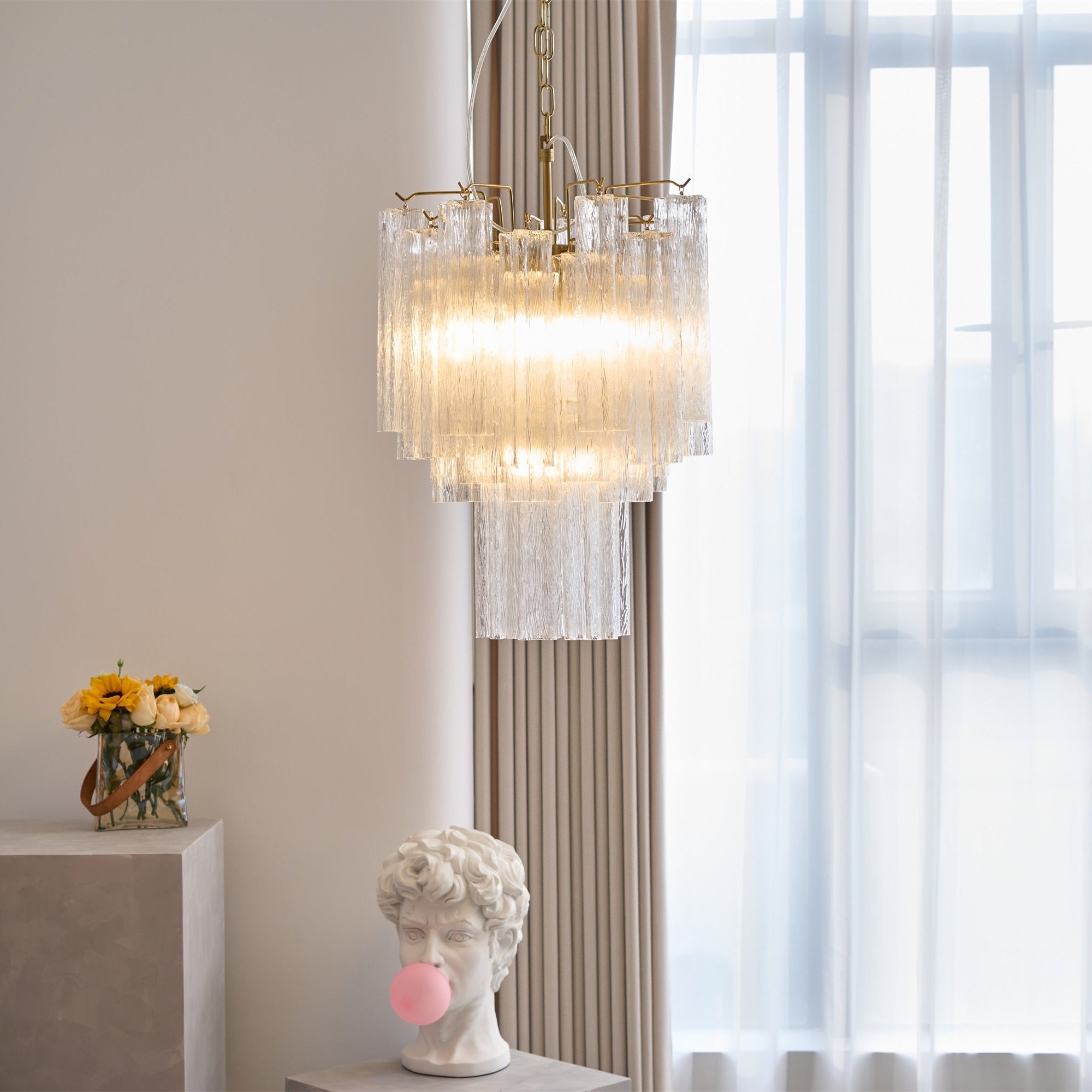 Giselle Murano Glass Chandelier - Vakkerlight