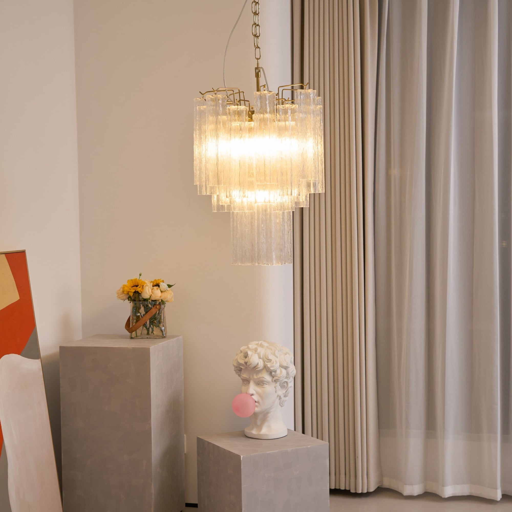 Giselle Murano Glass Chandelier - Vakkerlight