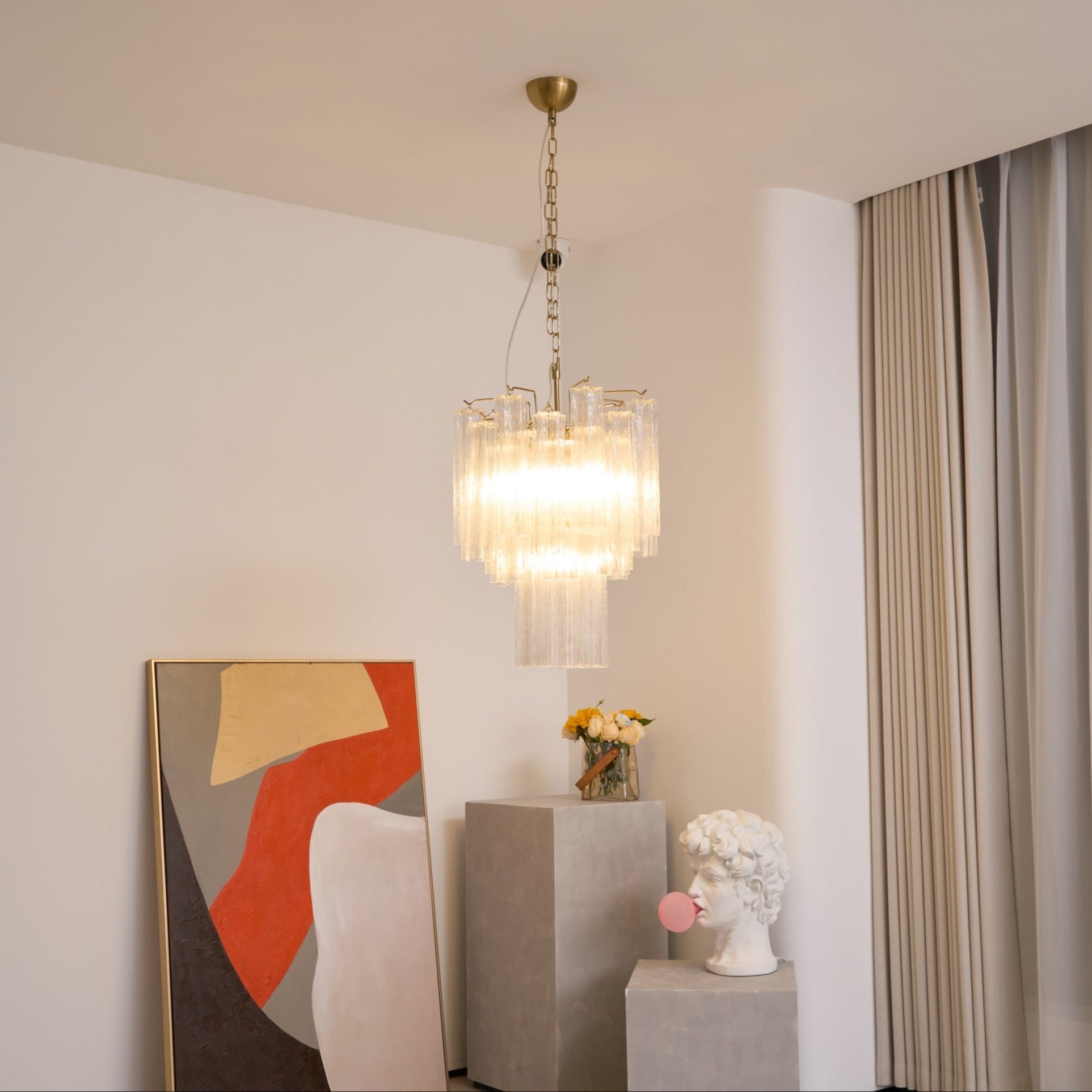 Giselle Murano Glass Chandelier - Vakkerlight