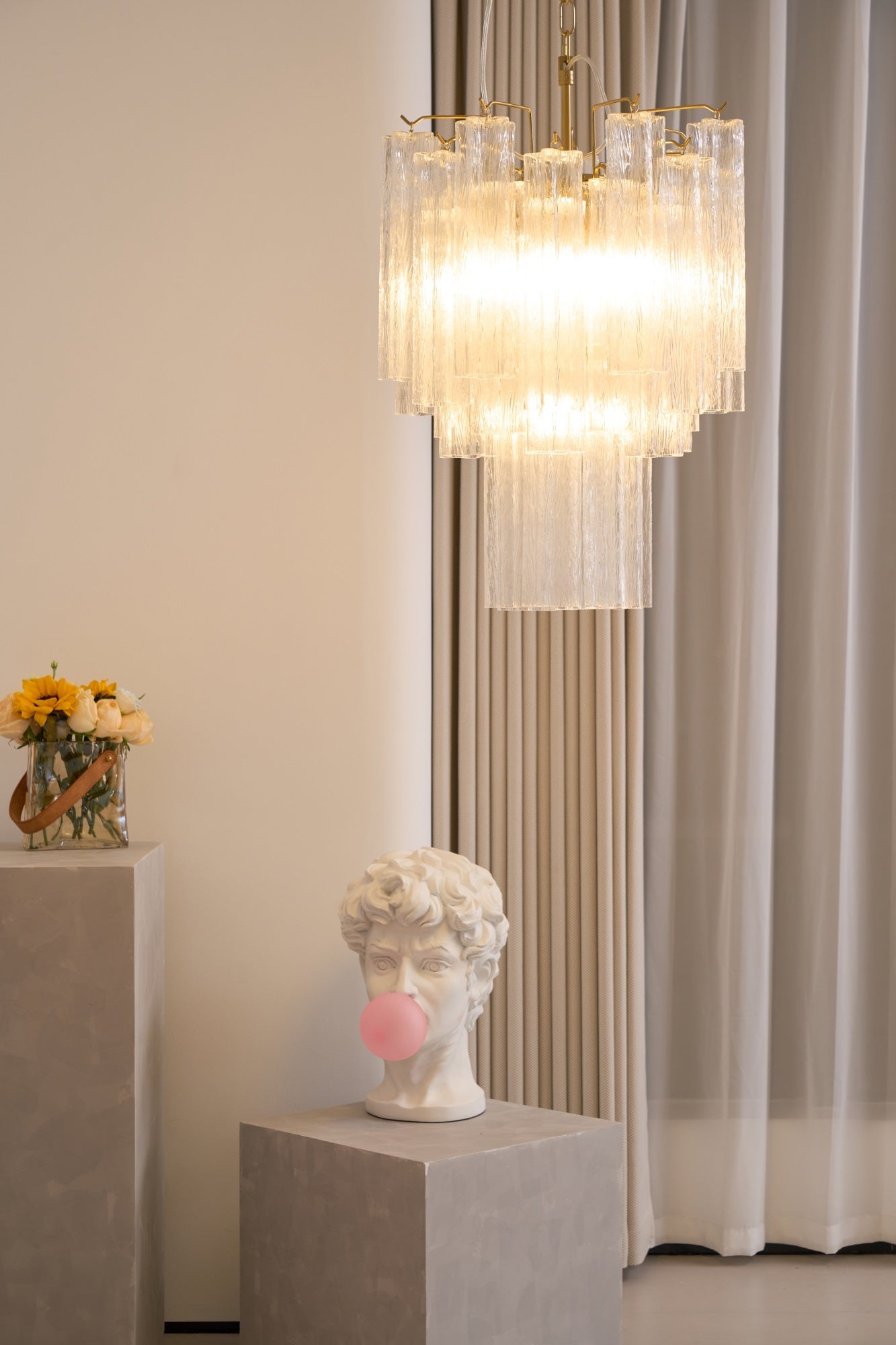 Giselle Murano Glass Chandelier - Vakkerlight