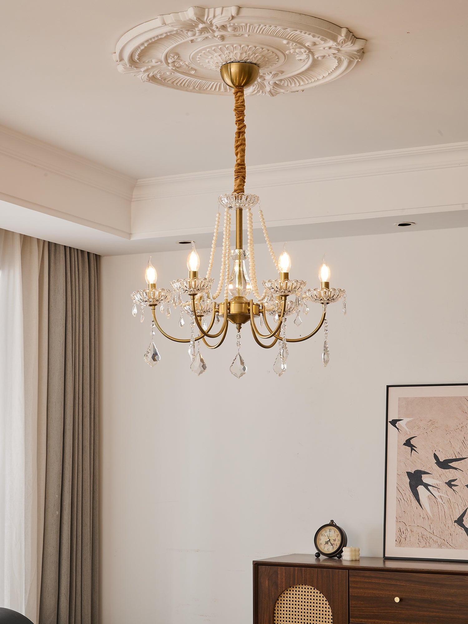 Glamour Pearl Chandelier - Vakkerlight
