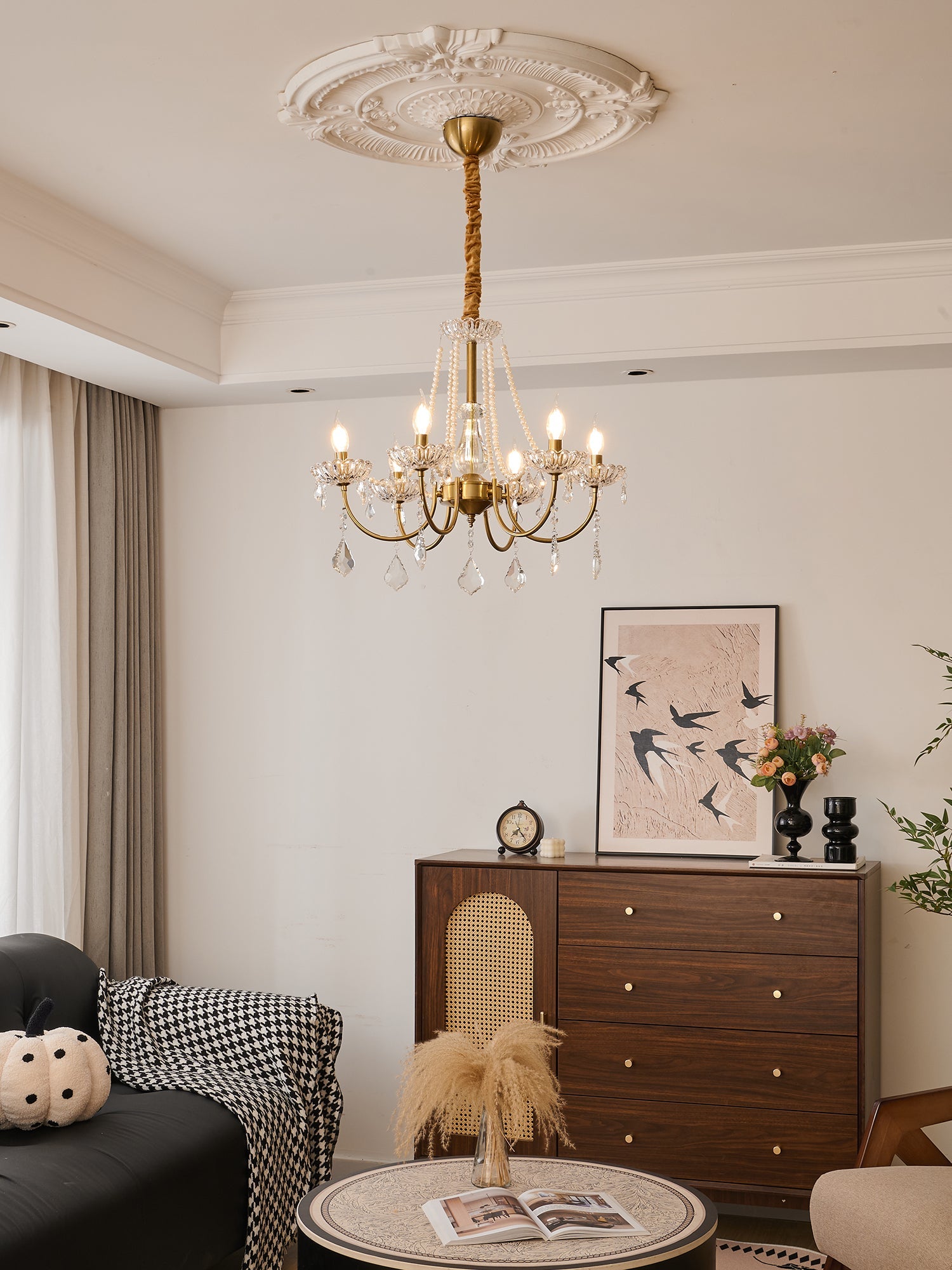 Glamour Pearl Chandelier - Vakkerlight