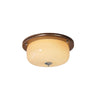 Glass Dome Ceiling Light, French Cream style, suitable for bedroom and corridor
