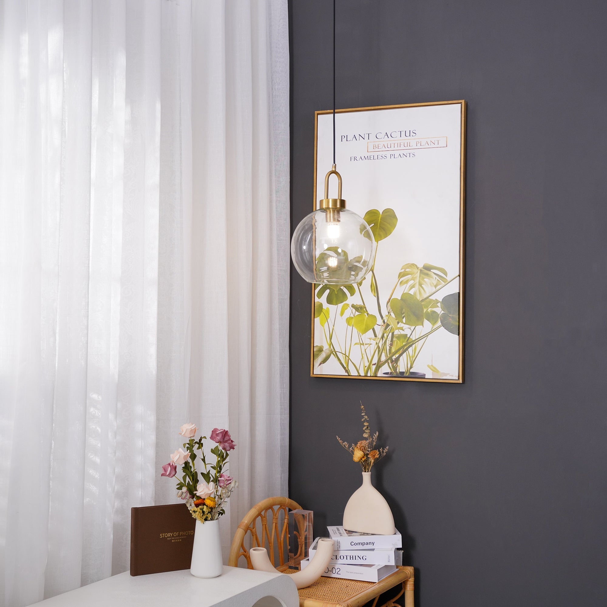 Pendulum Glass Pendant Lamp - Vakkerlight