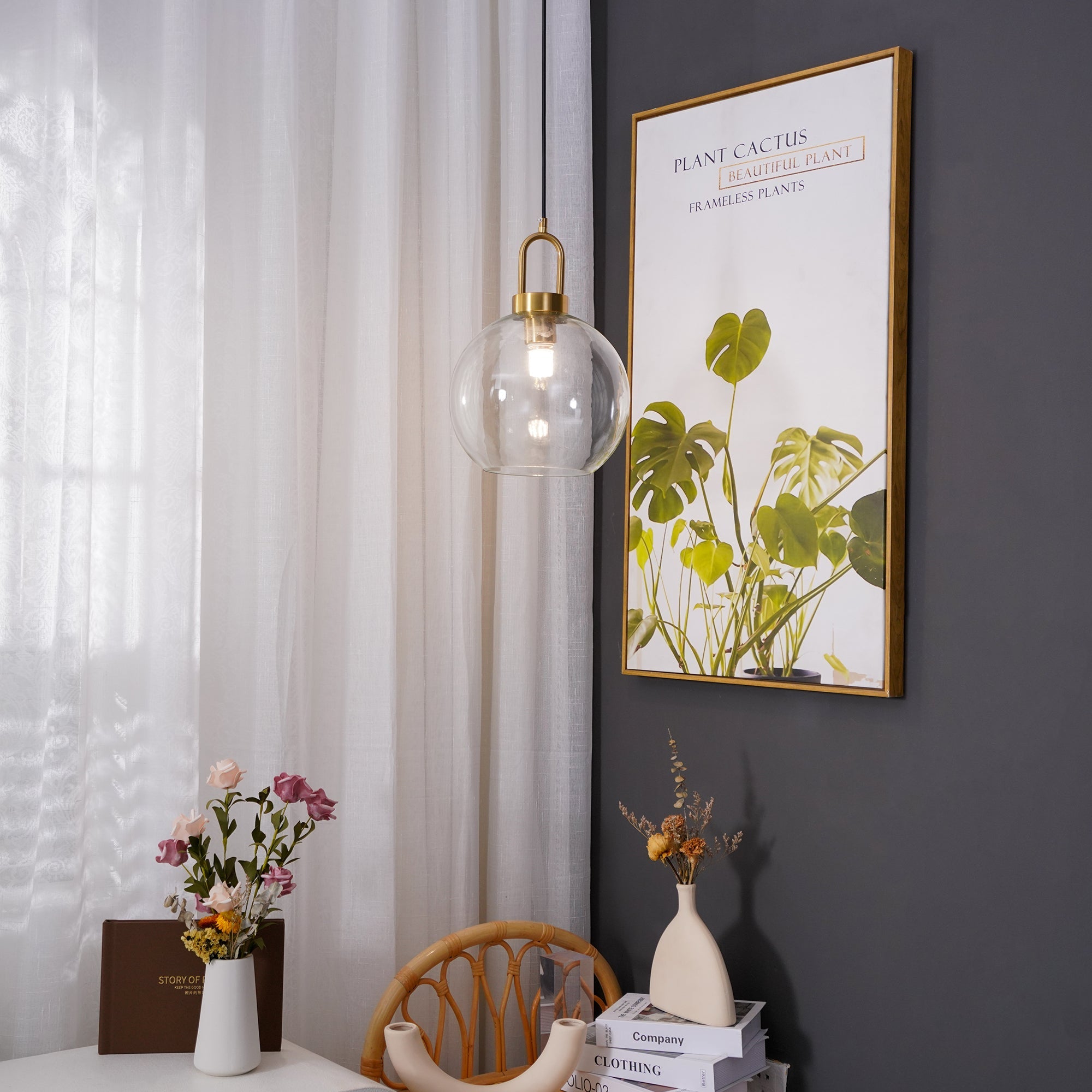 Pendulum Glass Pendant Lamp - Vakkerlight