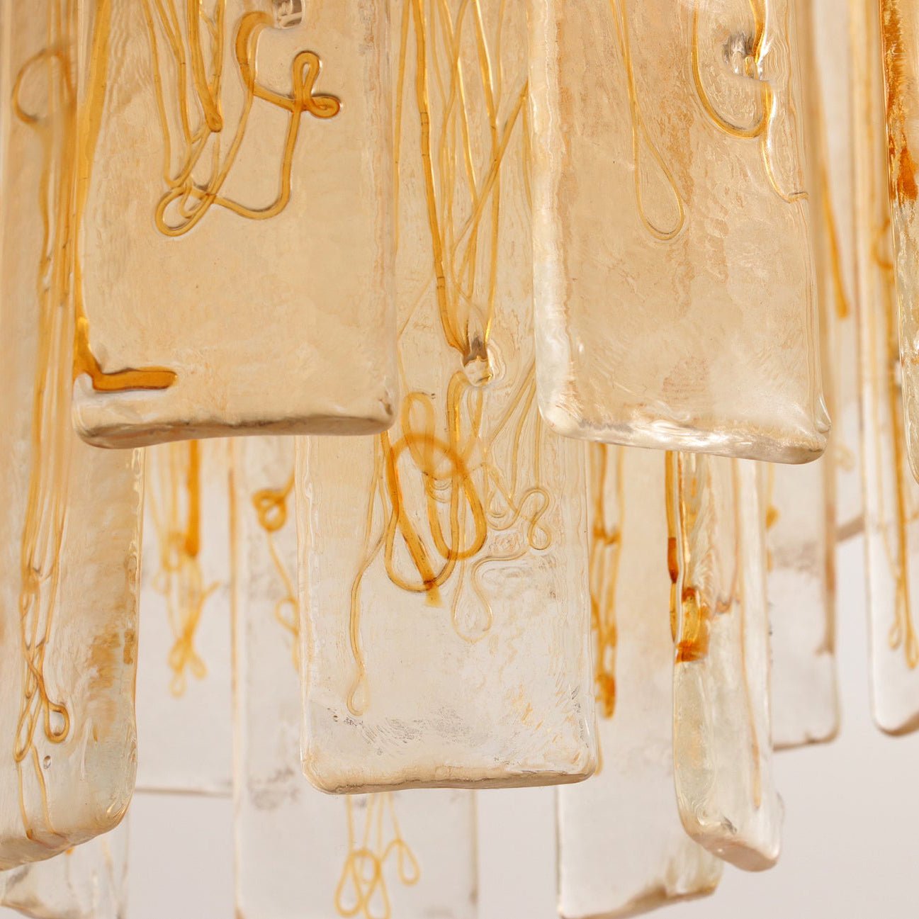 Golden Amber Murano Glass Chandelier - Vakkerlight