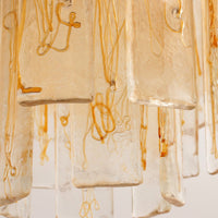 Golden Amber Murano Glass Chandelier - Vakkerlight