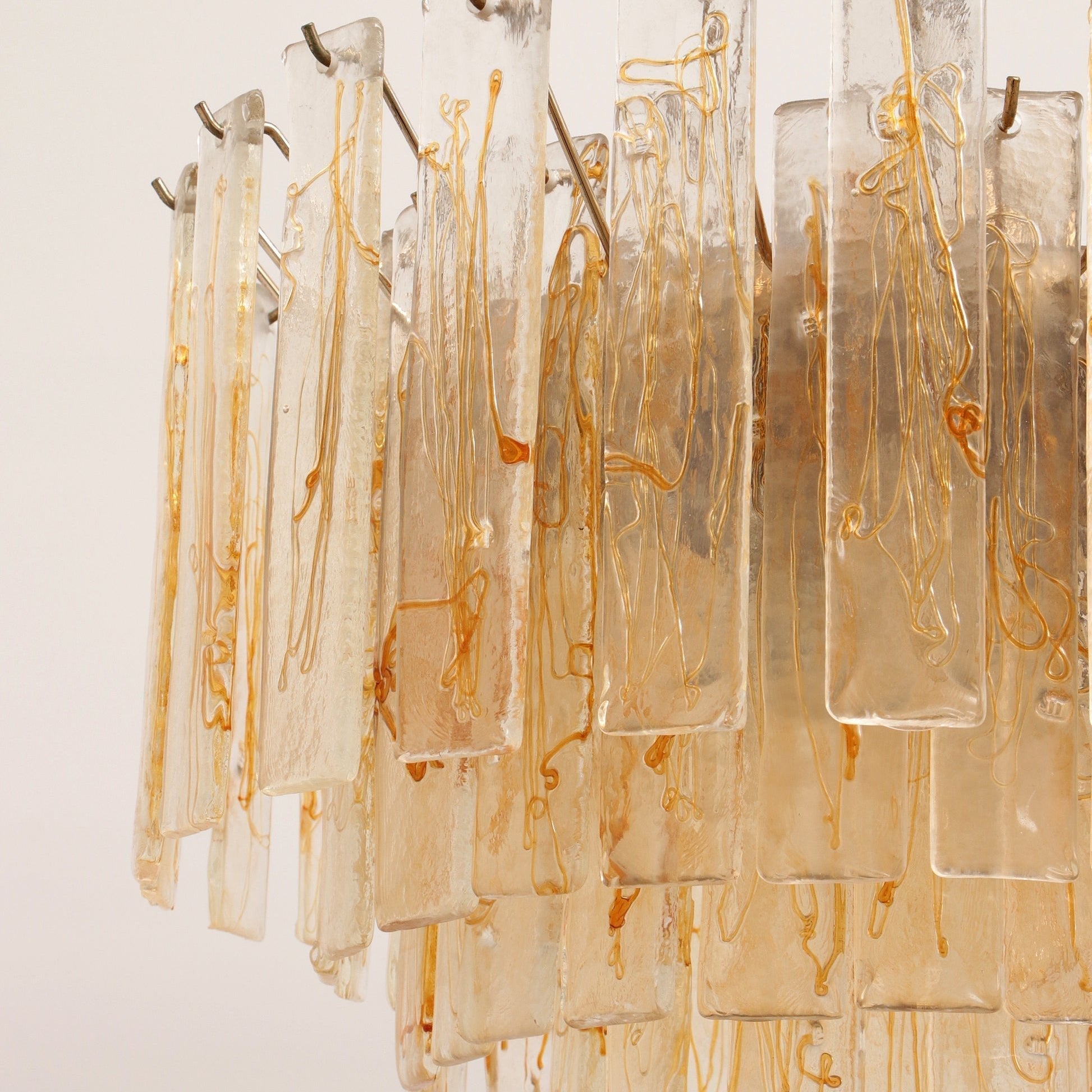 Golden Amber Murano Glass Chandelier - Vakkerlight