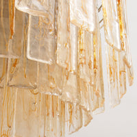 Golden Amber Murano Glass Chandelier - Vakkerlight