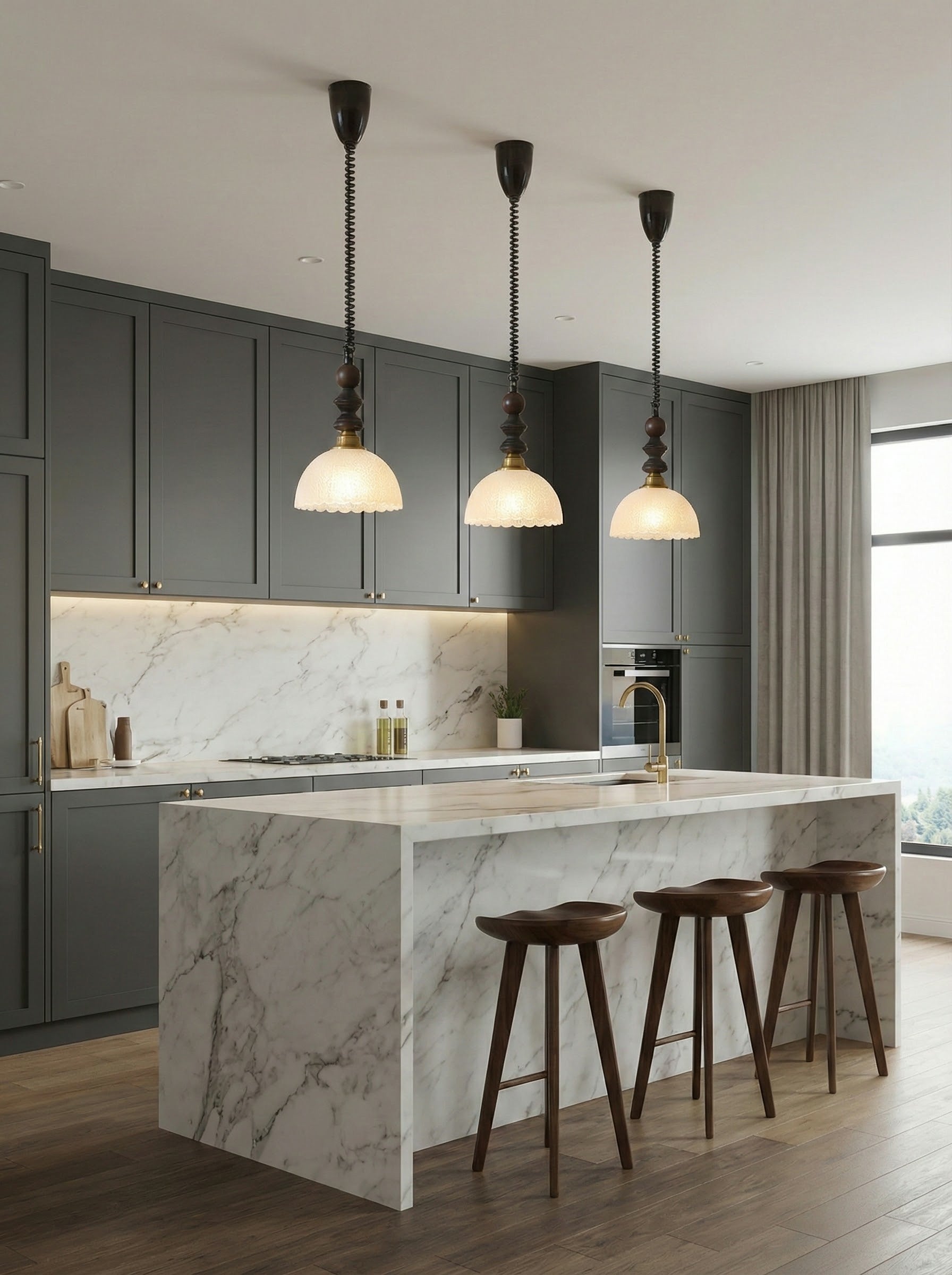 Vakker Limited Halcyon Arch Pendant Light — Detail View 6