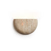Half Moon Wall Lamp, Japanese Wabi-Sabi style, suitable for living room and entrance hall