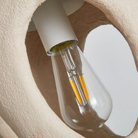Hand - Built White Pendant Lamp - Vakkerlight