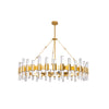 Haskell Chandelier, Modern light luxury style, suitable for living room and high-end restaurant