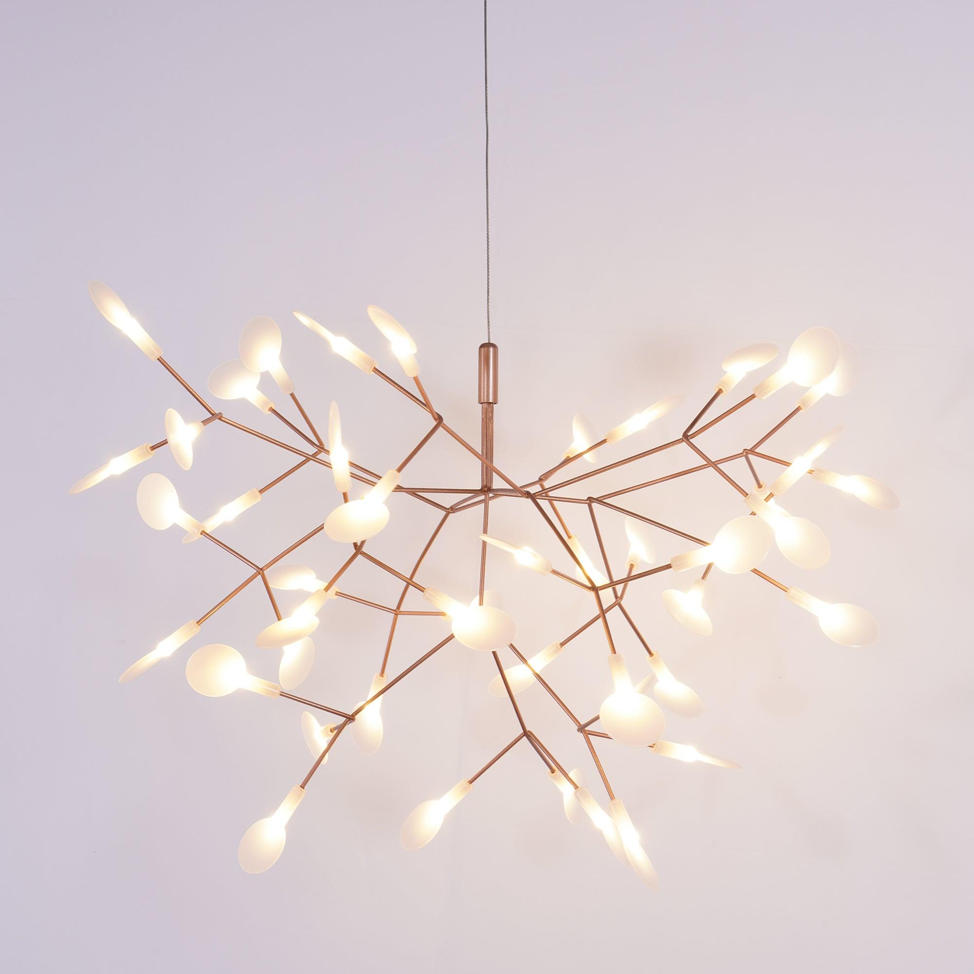 Rose Gold Firefly LED Chandelier - Vakkerlight