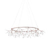 Heracleum Round Chandelier, Modern light luxury style, suitable for living room and dining room
