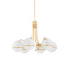 Hingham Chandelier, American vintage style, suitable for residential living room and dining room