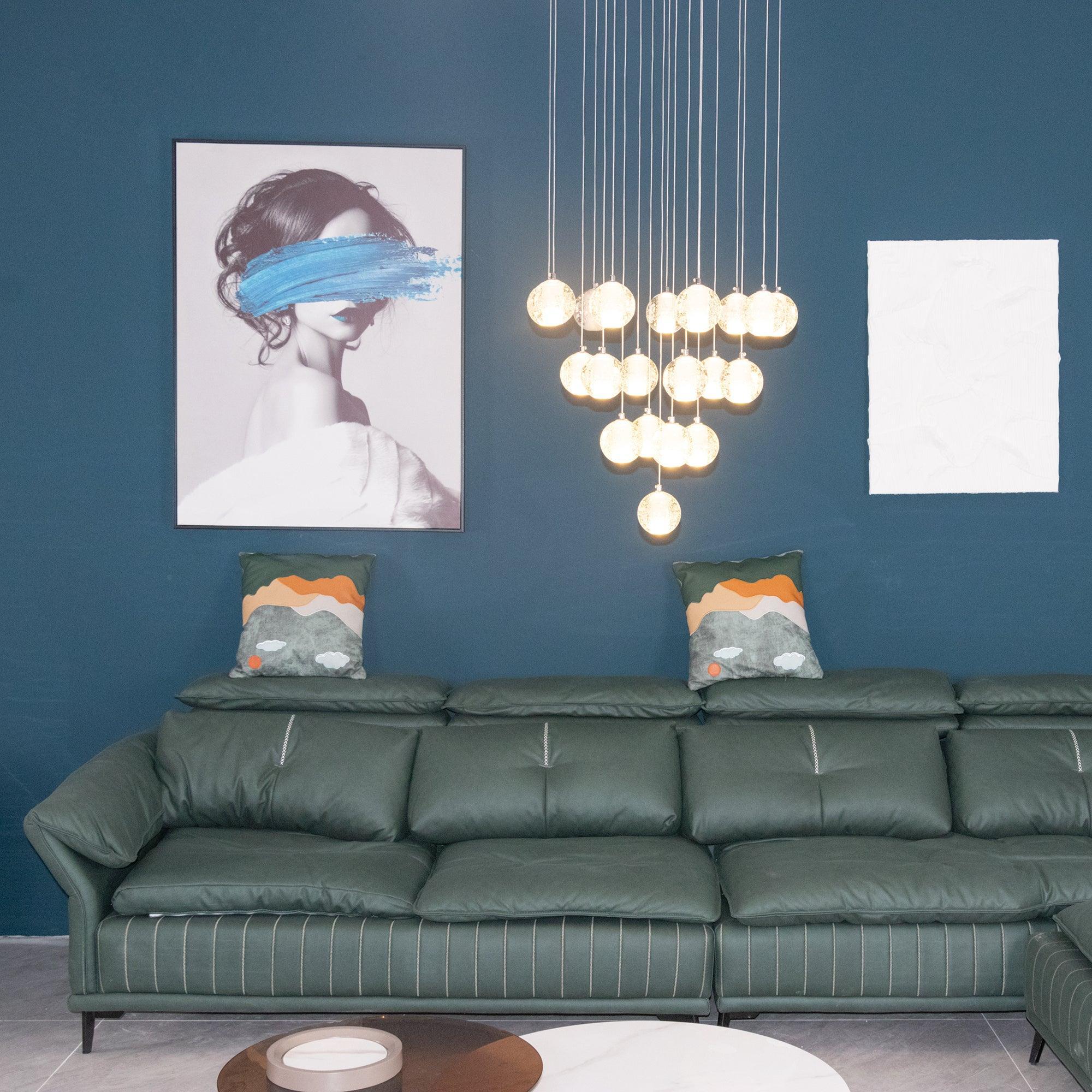 Crystal Bubbles Balls Pendant Lamp - Vakkerlight