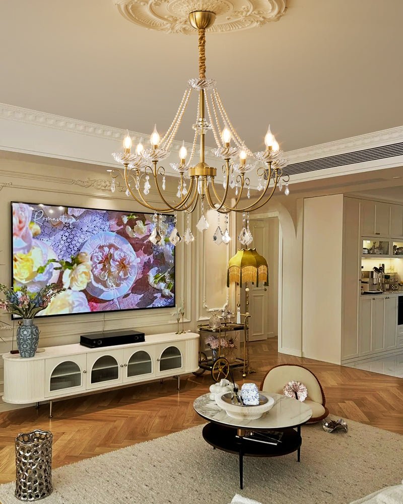 Imperial Pearl Crystal Chandelier - Vakkerlight