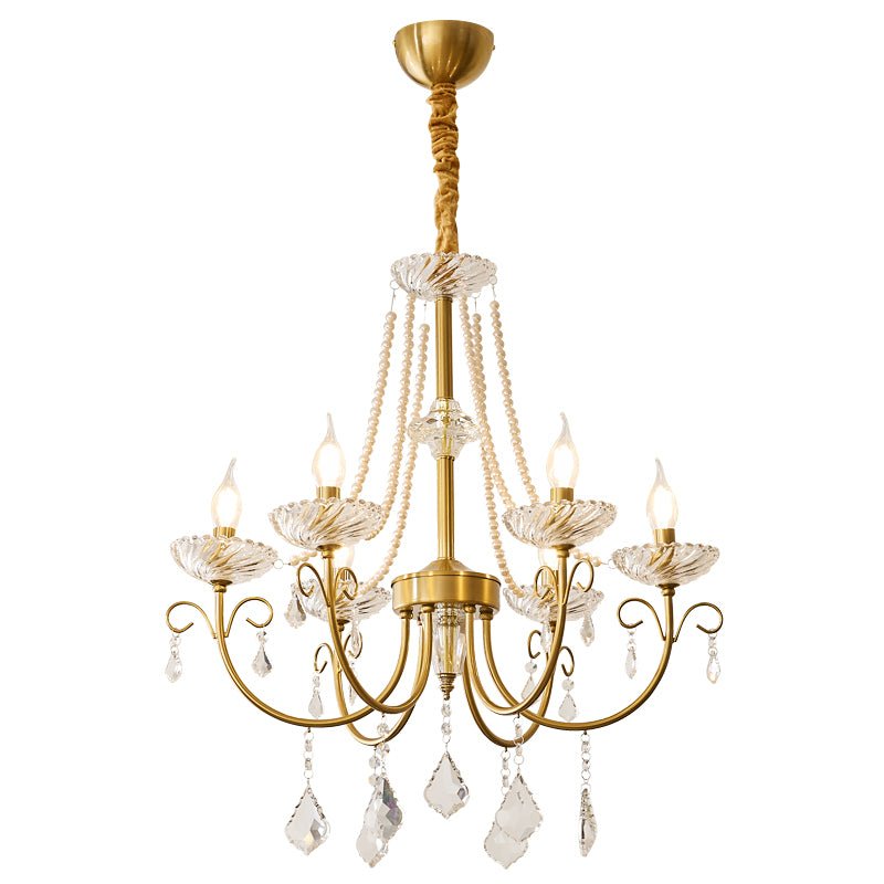 Imperial Pearl Crystal Chandelier - Vakkerlight