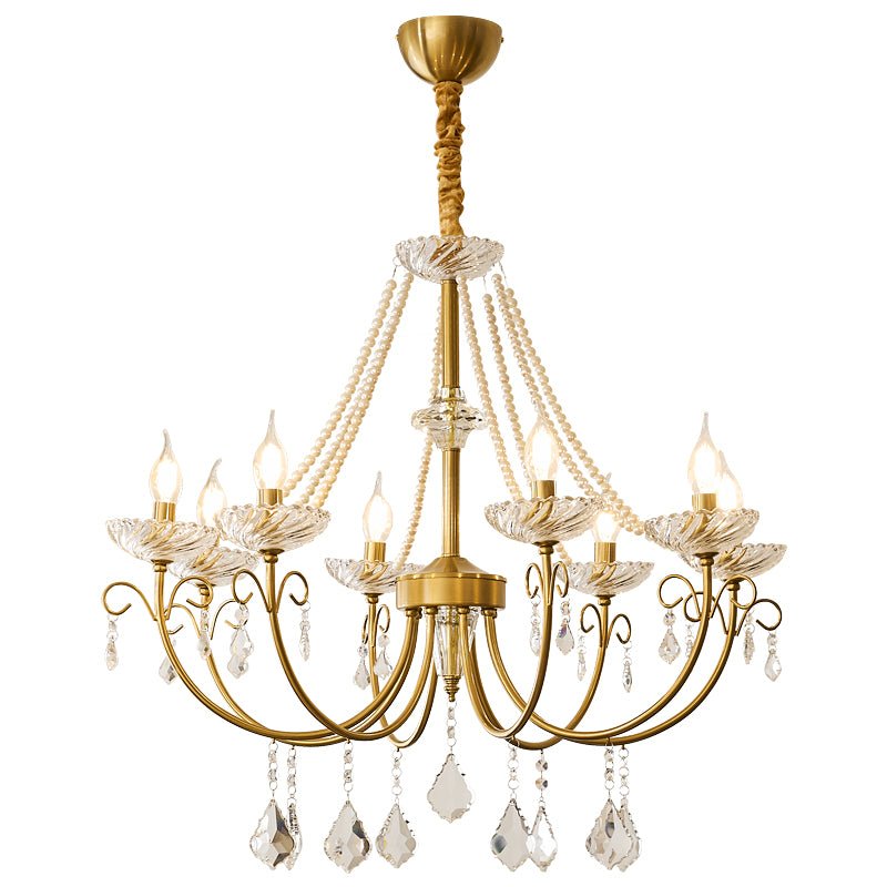 Imperial Pearl Crystal Chandelier - Vakkerlight