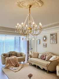 Imperial Pearl Crystal Chandelier - Vakkerlight