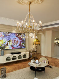 Imperial Pearl Crystal Chandelier - Vakkerlight