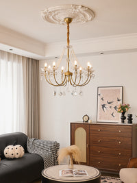 Imperial Pearl Crystal Chandelier - Vakkerlight