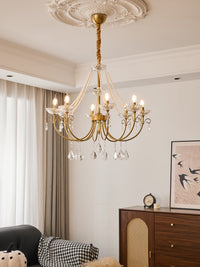 Imperial Pearl Crystal Chandelier - Vakkerlight