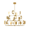 LEAF Chandelier, Nordic minimalist style, suitable for hotel lobbies and high-end restaurants
