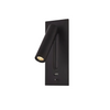 Black Bedside USB Wall Light, Modern minimalist style, suitable for bedside and guest rooms