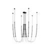 Leda Chandelier, Contemporary art style, suitable for restaurants and banquet halls