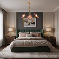 Lotus Leaf Glass Chandelier - Vakkerlight