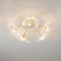 Lotus Leaf Glass Ceiling Lamp - Vakkerlight