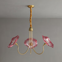 Lotus Leaf Glass Chandelier - Vakkerlight