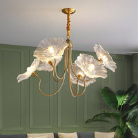 Lotus Leaf Glass Chandelier - Vakkerlight