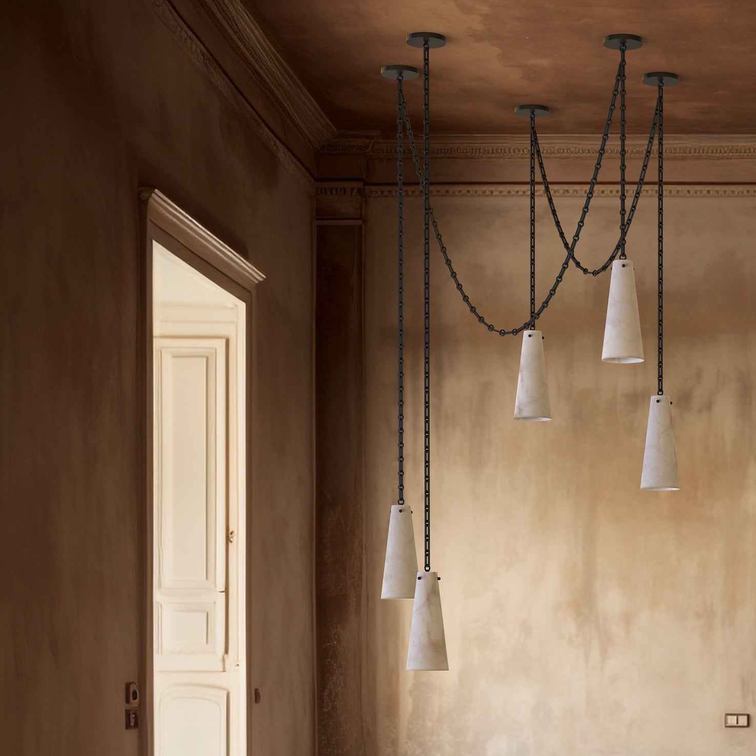 Savona Alabaster Chandelier - Vakkerlight