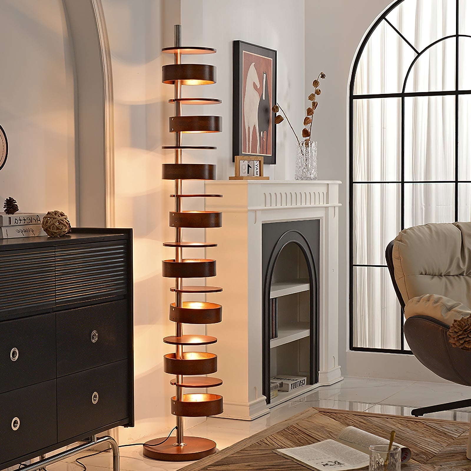 Luminis Wooden Floor Lamp - Vakkerlight