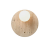 Luna Travertine Wall Sconce, Wabi-sabi style, suitable for entryways and bedroom headboards