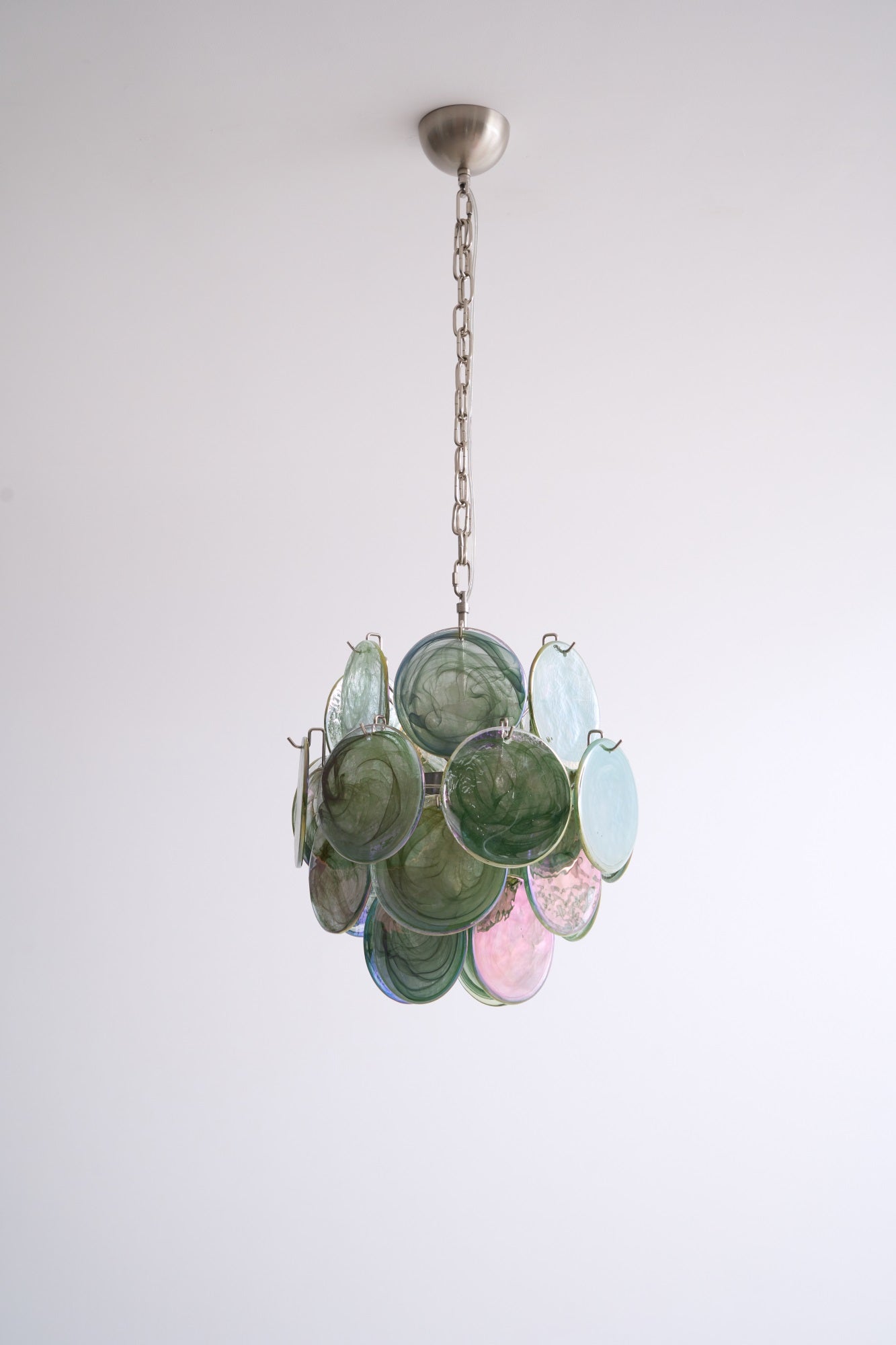 Lunaria Disc Murano Chandelier - Vakkerlight