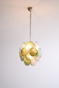 Lunaria Disc Murano Chandelier - Vakkerlight