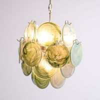 Lunaria Disc Murano Chandelier - Vakkerlight