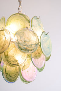 Lunaria Disc Murano Chandelier - Vakkerlight