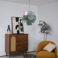 Lunaria Disc Murano Chandelier - Vakkerlight