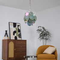 Lunaria Disc Murano Chandelier - Vakkerlight