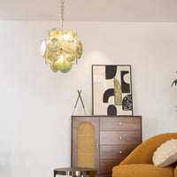Lunaria Disc Murano Chandelier - Vakkerlight