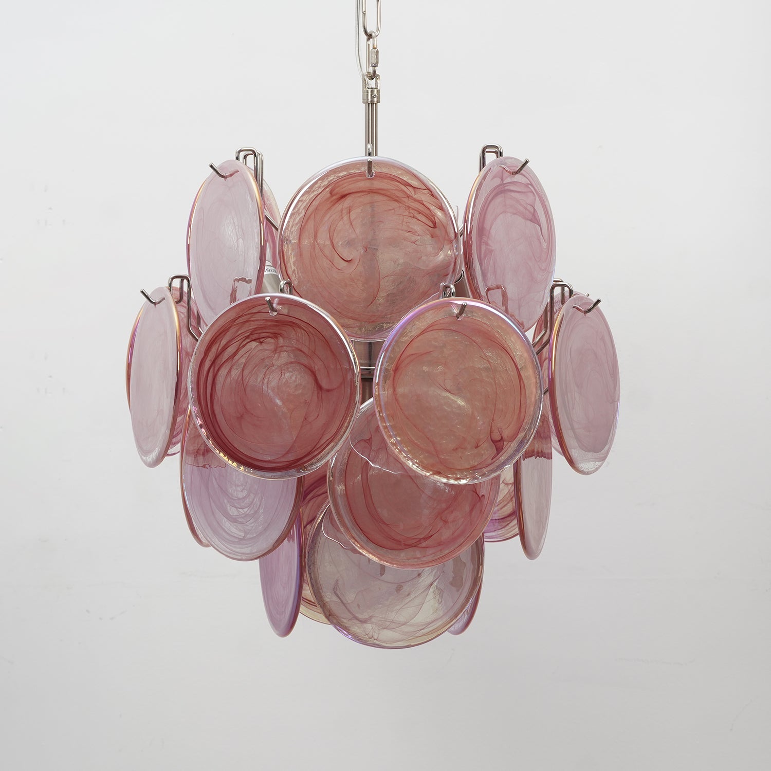 Lunaria Disc Murano Chandelier - Vakkerlight