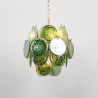 Lunaria Disc Murano Chandelier - Vakkerlight
