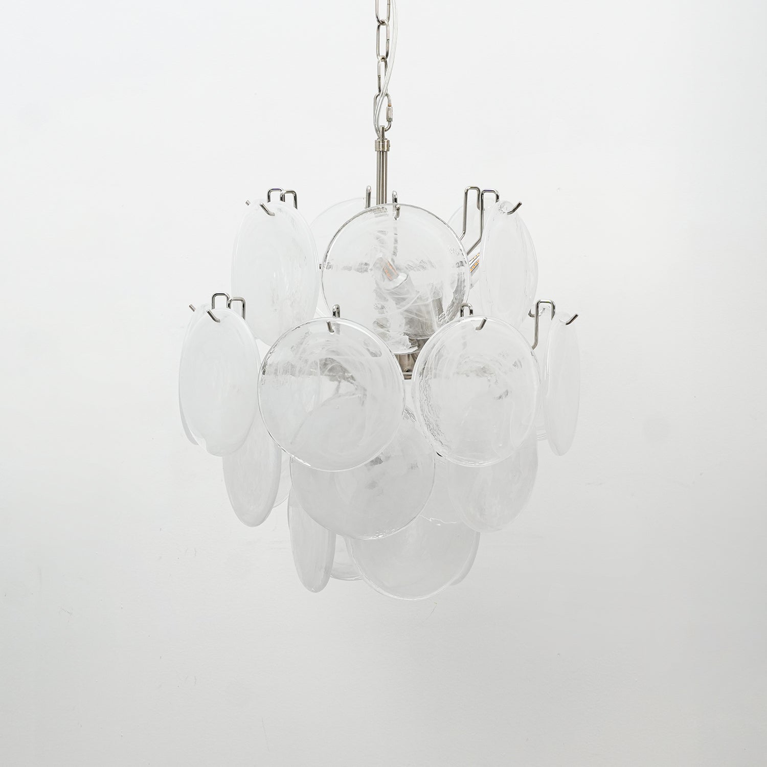 Lunaria Disc Murano Chandelier - Vakkerlight
