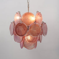 Lunaria Disc Murano Chandelier - Vakkerlight