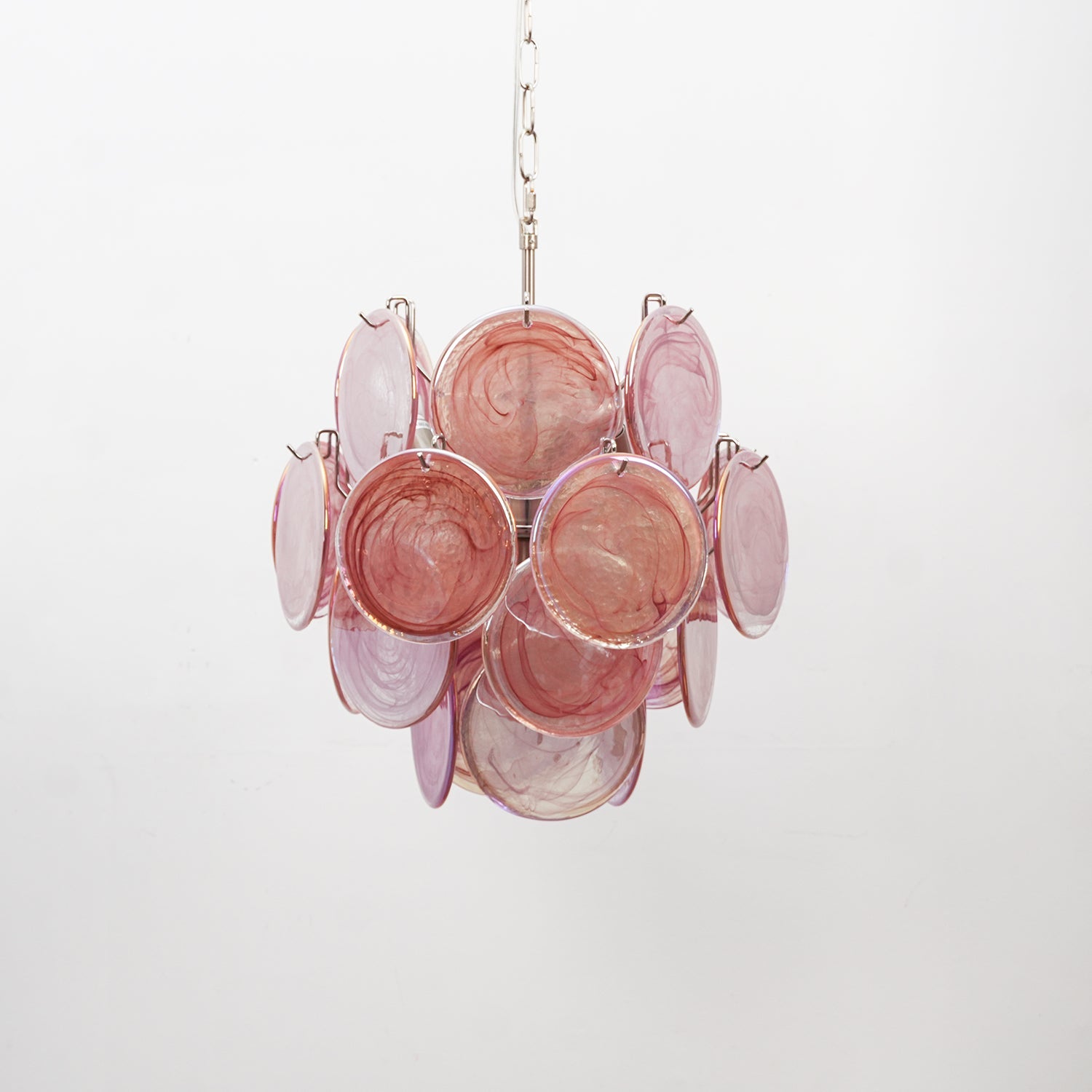 Lunaria Disc Murano Chandelier - Vakkerlight